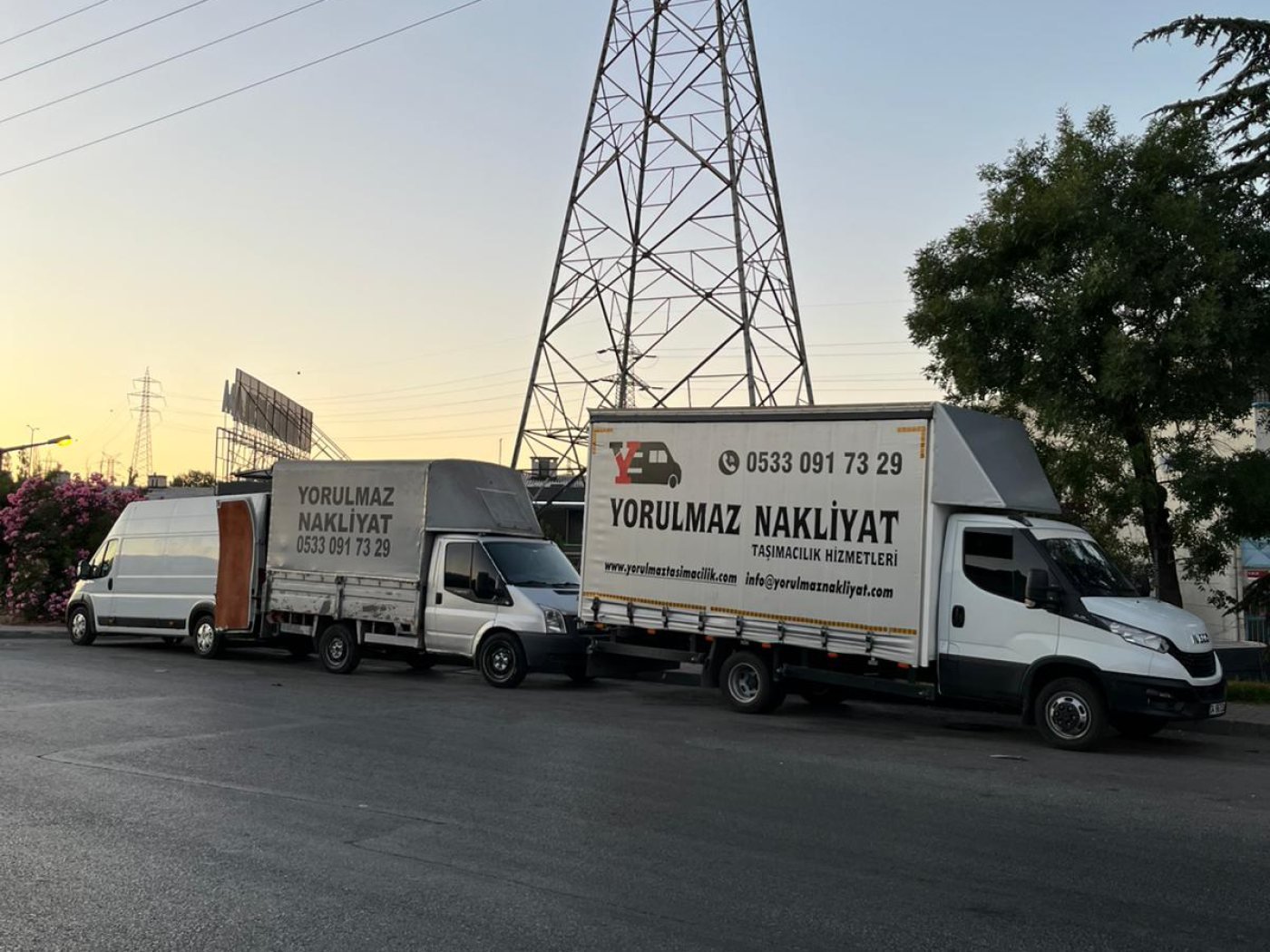 Yorulmaz Nakliyat araçları şehirlerarası sevkiyata çıkarken