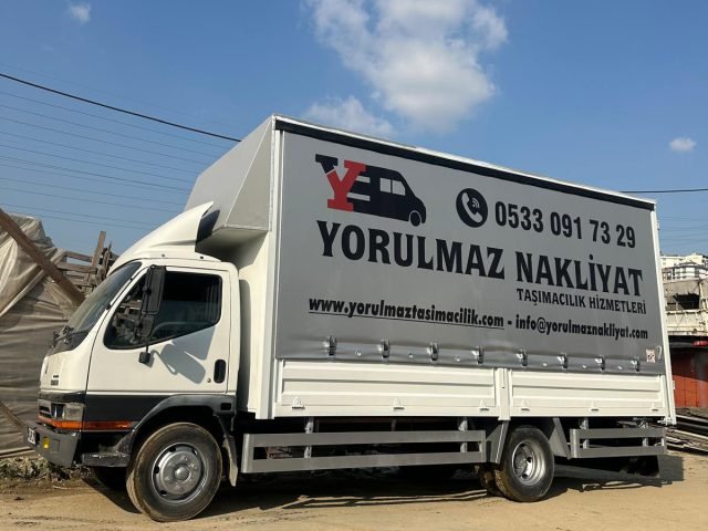 Markalı kapalı kasa kamyon, sigortalı nakliyat